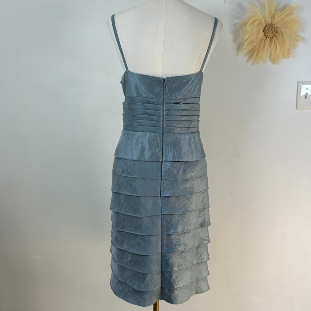 Vintage Womens‎ Y2K Fairy Babydoll Dress Size 16 Ruffled Beaded Whimsical Hoco - Picture 4 of 9